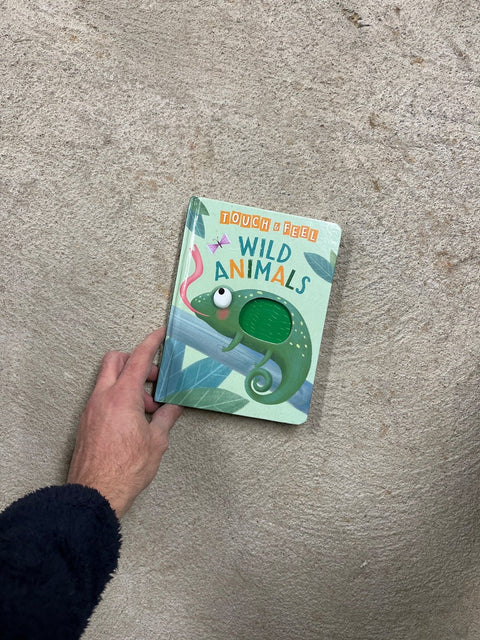 Touch Feel Wild Animals Book