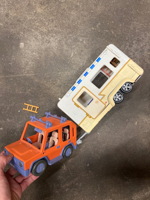 Toy Car And Camper