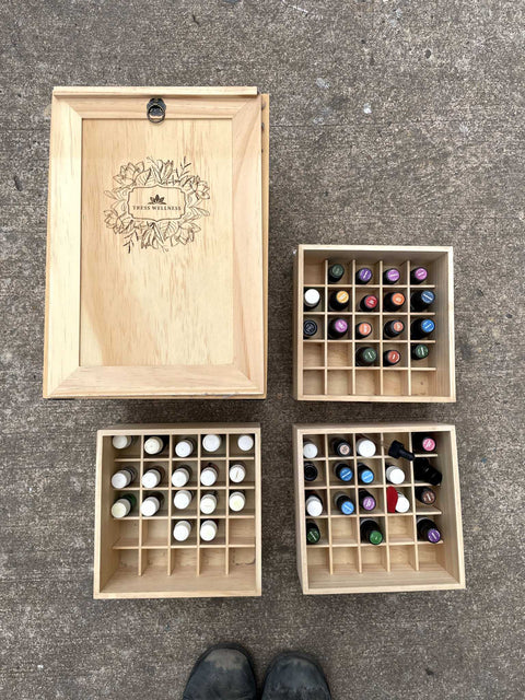 Tress Wellness Essential Oil Organizer with Mad Oils