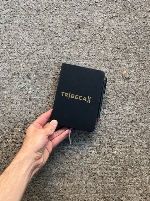 Tribeca Black Notebook And Pen