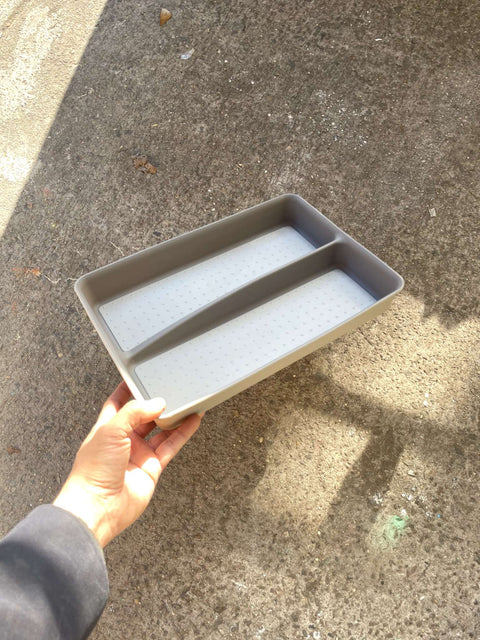 Two-Compartment Drawer Organizer