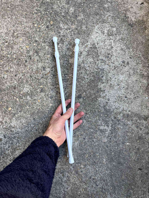 Two Adjustable Tension Rods
