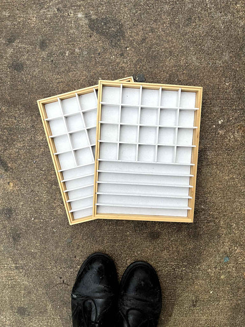 Two Bamboo Jewelry Organizers