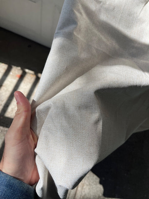 Two Beige Curtains, 80x50"