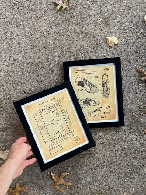 Two Black Frames, 9.5x11"