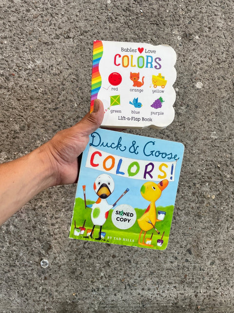 Two Childrens Books About Colors