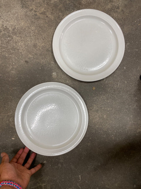 Two Eurotel Dinner Plates