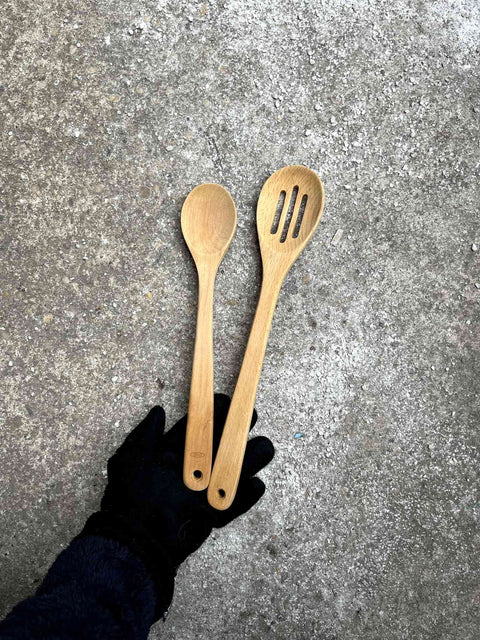 Two Good Wooden Cooking Spoons