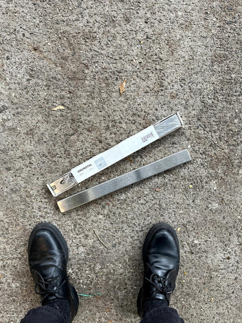 Two IKEA Grundtal Magnetic Knife Racks