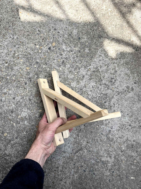 Two IKEA Wall Shelf Brackets, 18cm