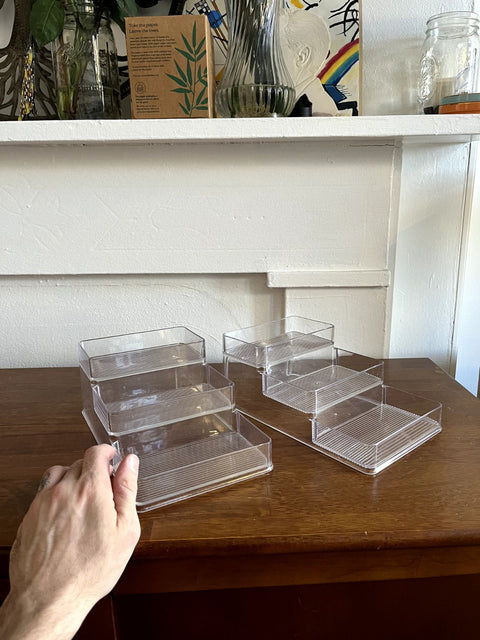 Two More Acrylic Tiered Organizers