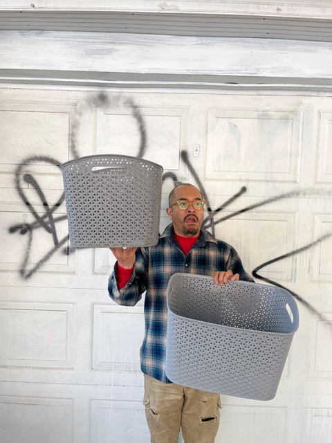 Two More Much Bigger Storage Baskets, 17x12x11"