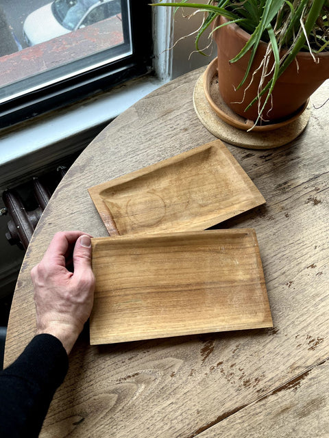 Two More Teak Catch All Trays From Goodies