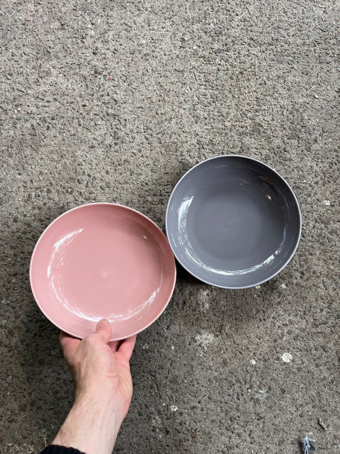 Two Nice West Elm Shallow Dinner Plates