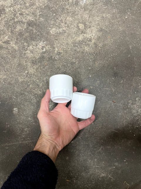 Two Porcelain Espresso Cups