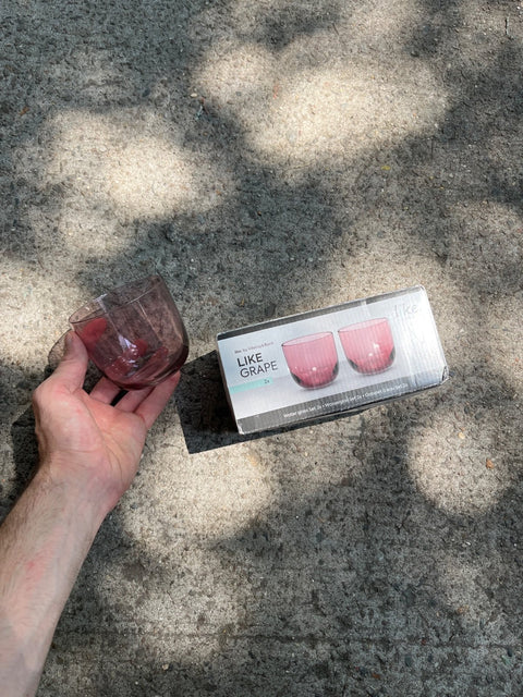 Two Sexy Villeroy & Boch Grape Glasses
