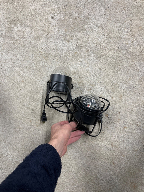 Two Small Disco Party Lights