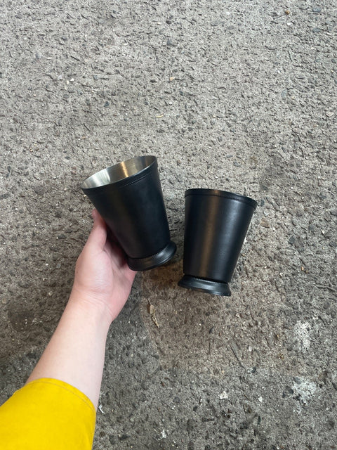 Two Stylish Metal Tumblers
