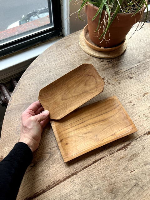 Two Teak Trays For Your Knick Knacks From Goodies
