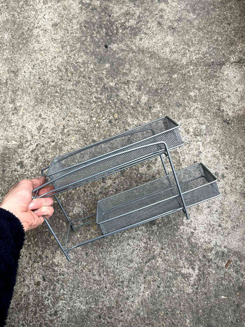 Two Tier Metal Storage Organizer