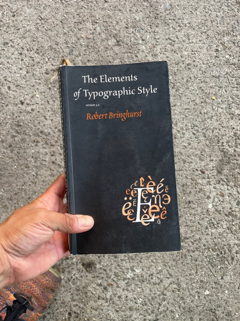 Typographic Style By Robert Bringhurst