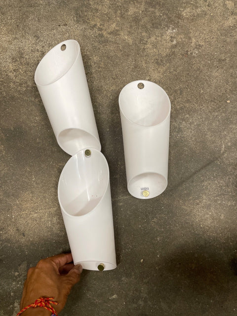 Umbra White Wall Planters
