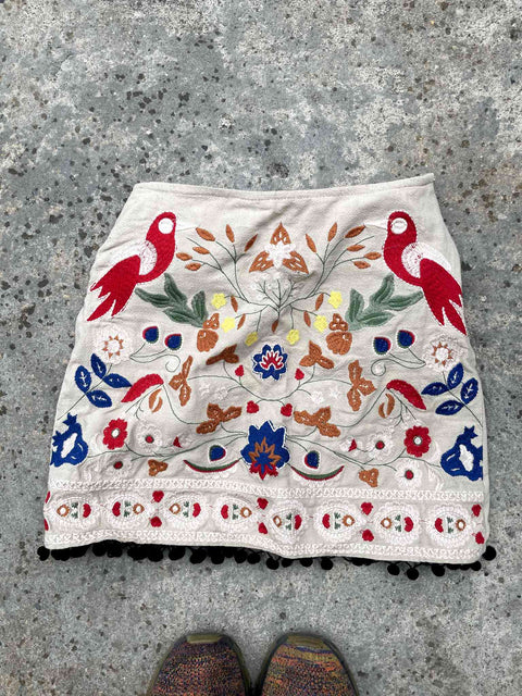 Umgee Patterned Skirt, Sz S