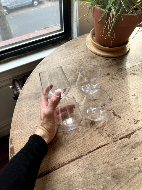 Unbreakable Stemless Wine Glasses