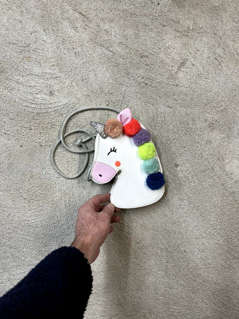 Unicorn Pom-Pom Purse