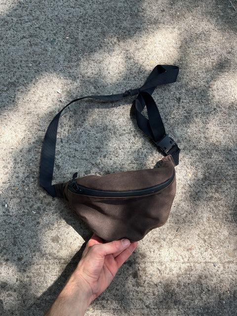 Uniqlo U Brown Fabric Fanny Pack