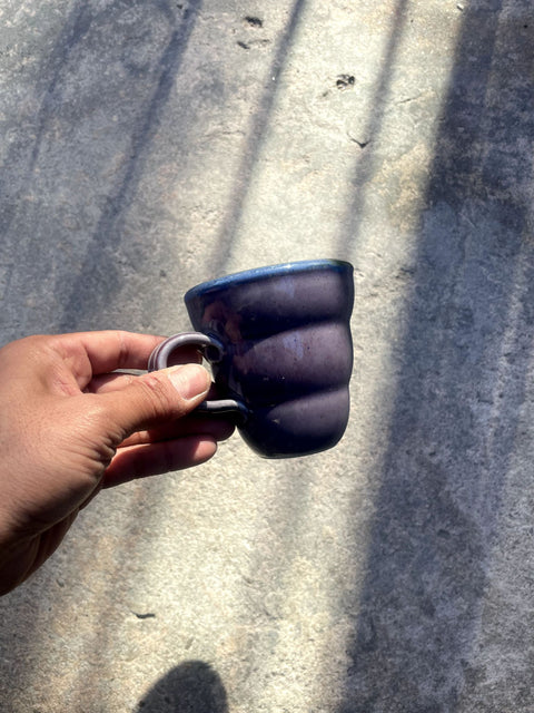 Unique Purple Porcelain Mug