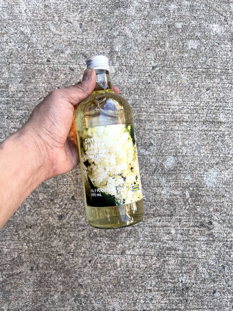 Unopened IKEA Elderflower Drink