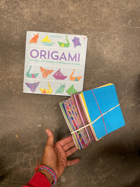 Usborne Origami Book plus Mad Paper