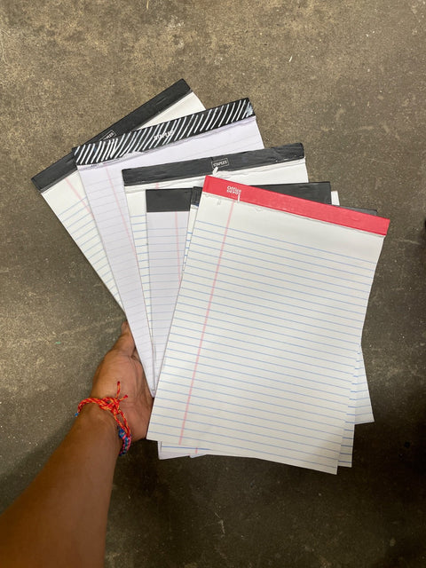 Used Legal Pads Bundle