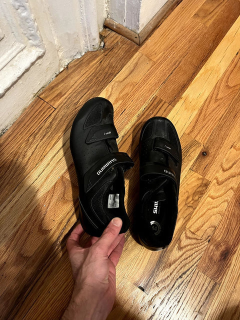 Used Once Shimano SH-RP1 Cycling Shoes, Size US 10 M or 44 EU