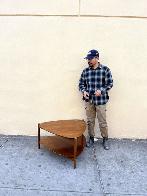 Used West Elm Retro Tripod 32" Coffee Table