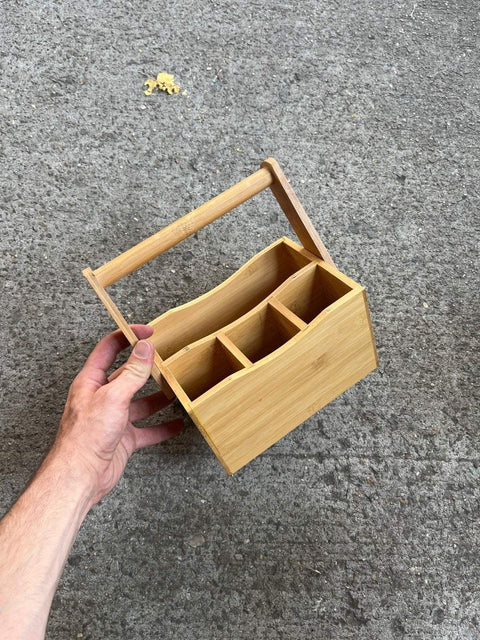Useful Wooden Caddy Organizer