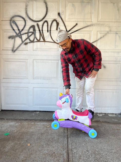 V-Tech Magical Unicorn Ride-On Toy
