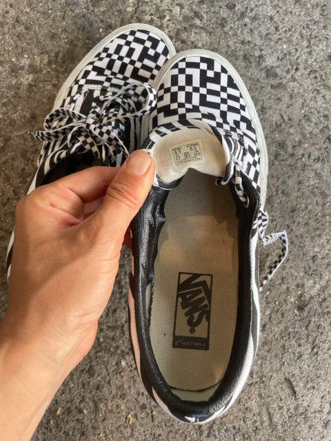 Vans Mixed Checkerboard Sneakers, 6.5M/8W