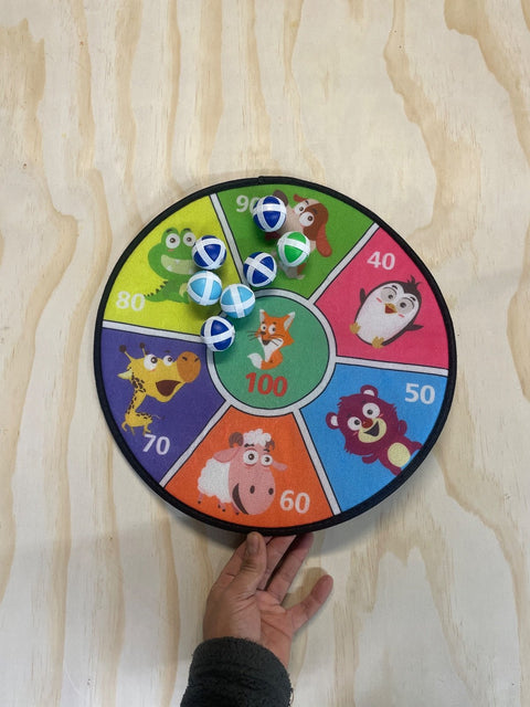 Velcro Ball Dartboard Fun