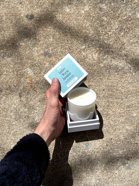 Verb Amber + Warm Jasmine Scented Candle