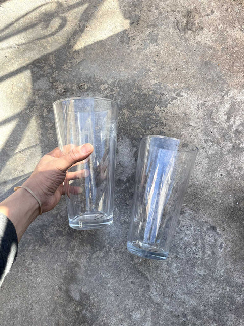 Very Large Flower Vases Pair