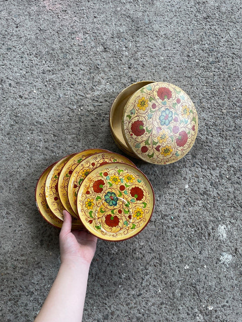 Vintage 1940s Jerywil Snack Plates