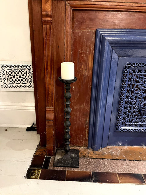 Vintage Candle Holder, H22"