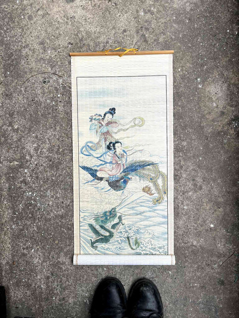Vintage Chinese Wall Art Scroll
