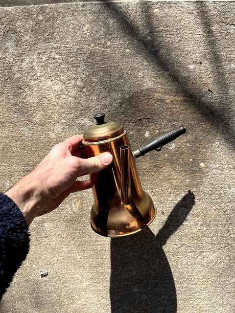 Vintage Copper Coffee Pot