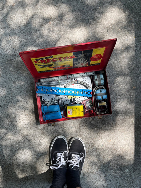 Vintage Erector Set, "The World Greatest Toy"