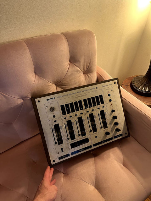 Vintage Gemini Stereo Equalizer Mixer, Turns On But Untested Otherwise