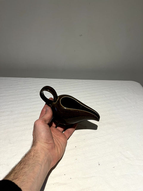 Vintage Russel Wright Brown Ceramic Creamer