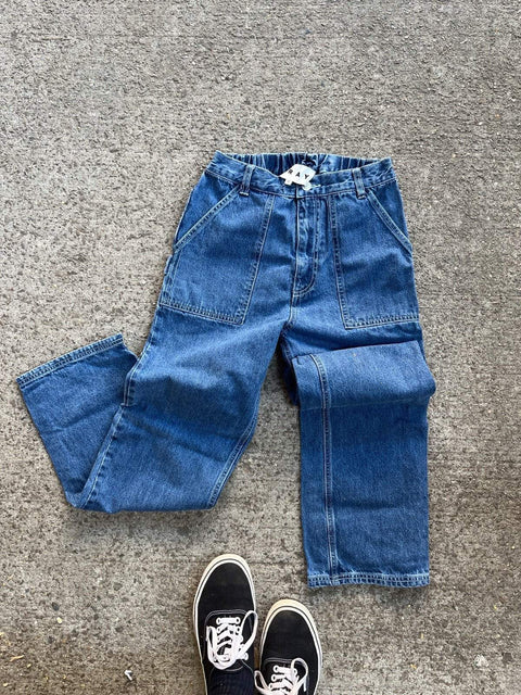 WRAY Carpenter Denim Pants, Size Women 4